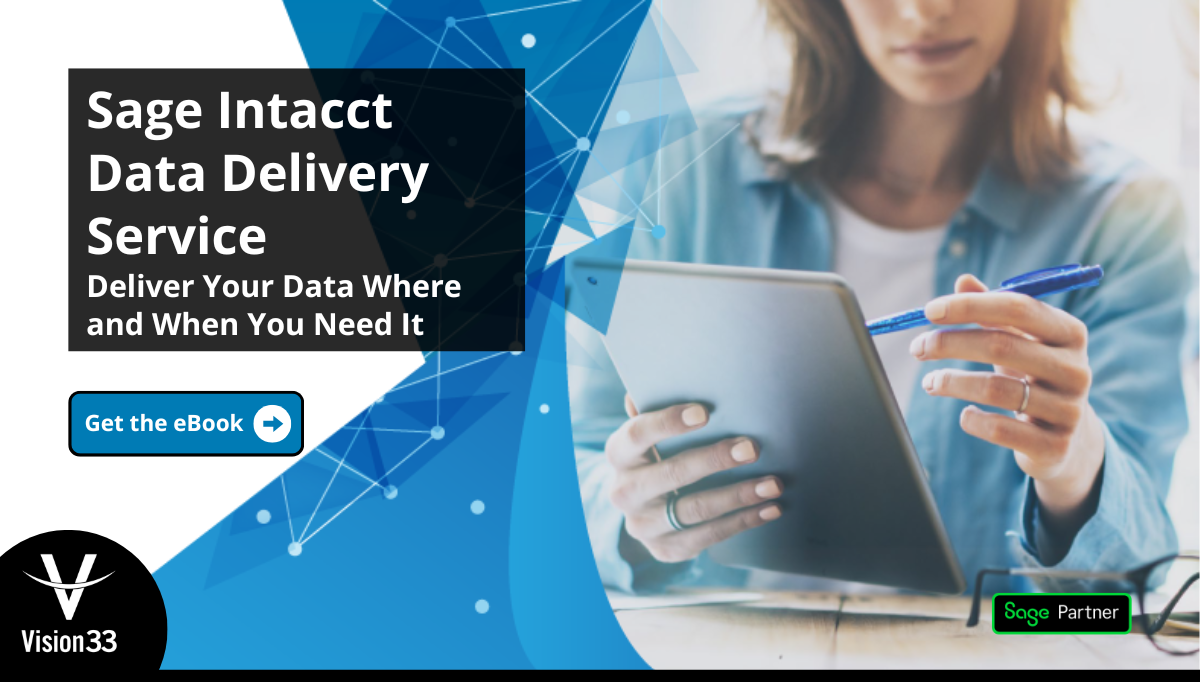 Sage Intacct Sage Intacct Data Delivery Service